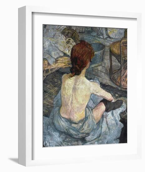 La Toilette-Henri de Toulouse-Lautrec-Framed Art Print