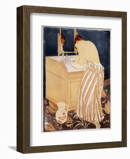 La Toilette-Mary Cassatt-Framed Giclee Print