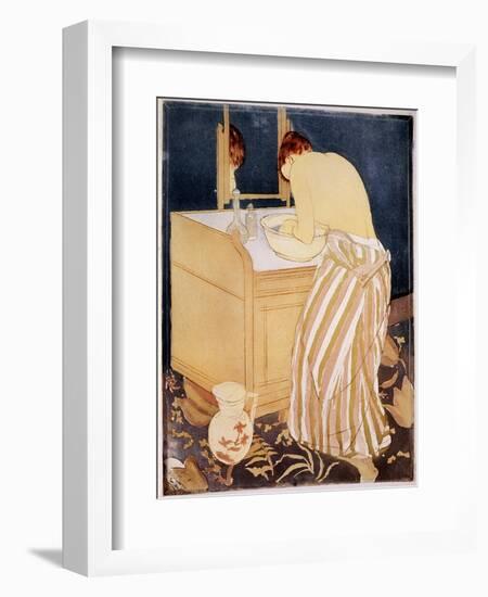 La Toilette-Mary Cassatt-Framed Giclee Print