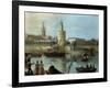 La Torre Del Oro Y La Catedral Desde Los Remedios-Manuel Barron y Carrillo-Framed Giclee Print