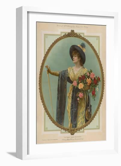 La Tosca, Sarah Bernhardt-null-Framed Giclee Print