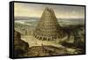 La Tour de Babel-Lucas Van Valckenborgh-Framed Stretched Canvas