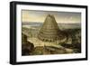 La Tour de Babel-Lucas Van Valckenborgh-Framed Giclee Print