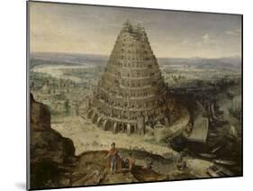 La Tour de Babel-Lucas Van Valckenborgh-Mounted Giclee Print