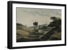 La Tour de César-Paul Cézanne-Framed Giclee Print