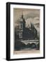 'La Tour De L'Horloge (3rd State, 10 5/16 x 7 1/4 Inches)', 1852, (1927)-Charles Meryon-Framed Giclee Print