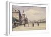 La Tour de l'Horloge vue du Pont Notre-Dame, 1892 Paris-Henri Alexandre Saffrey-Framed Giclee Print