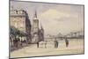 La Tour de l'Horloge vue du Pont Notre-Dame, 1892 Paris-Henri Alexandre Saffrey-Mounted Giclee Print