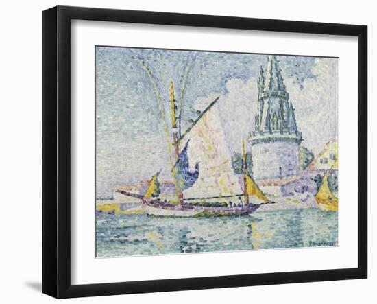 La Tour de Quatre Sergents, La Rochelle-Paul Signac-Framed Giclee Print