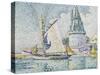 La Tour de Quatre Sergents, La Rochelle-Paul Signac-Stretched Canvas