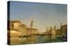 La tour de San Pietro à Venise-Félix Ziem-Stretched Canvas
