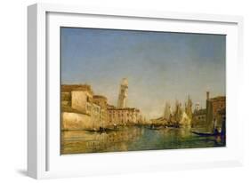 La tour de San Pietro à Venise-Félix Ziem-Framed Giclee Print