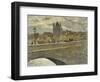 La Tour du Temple reconstituée pour l'exposition de 1889 vue du pont d'Iena-Alexandre-Gaston Guignard-Framed Giclee Print