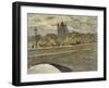 La Tour du Temple reconstituée pour l'exposition de 1889 vue du pont d'Iena-Alexandre-Gaston Guignard-Framed Giclee Print