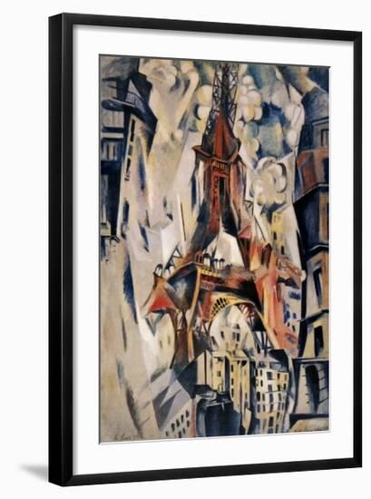 La Tour Eifel, 1910-Robert Delaunay-Framed Art Print