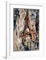 La Tour Eifel, 1910-Robert Delaunay-Framed Art Print