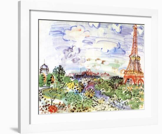 La Tour Eiffel, c.1935-Raoul Dufy-Framed Art Print