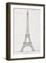 La Tour Eiffel de 300 mètres, projet coté-null-Framed Giclee Print