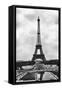 La Tour Eiffel Et Bassins De Chaillot, Paris, 20th Century-Veritable-Framed Stretched Canvas