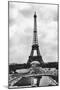 La Tour Eiffel Et Bassins De Chaillot, Paris, 20th Century-Veritable-Mounted Giclee Print