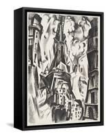 La Tour Eiffel-Robert Delaunay-Framed Stretched Canvas