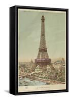 la Tour Eiffel-Louis Tauzin-Framed Stretched Canvas