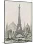 La Tour Eiffel-Vintage Apple Collection-Mounted Giclee Print
