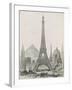 La Tour Eiffel-Vintage Apple Collection-Framed Giclee Print