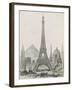 La Tour Eiffel-Vintage Apple Collection-Framed Giclee Print