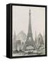 La Tour Eiffel-Vintage Apple Collection-Framed Stretched Canvas