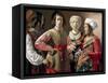 La Tour: Fortune Teller-Georges de La Tour-Framed Stretched Canvas