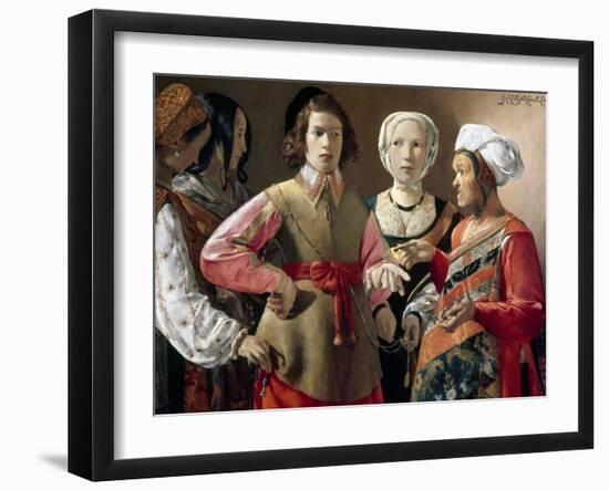 La Tour: Fortune Teller-Georges de La Tour-Framed Giclee Print