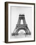 La Tour jusqu'à la 2e plate-forme, au second plan le palais du Trocadéro-Louis-Emile Durandelle-Framed Giclee Print