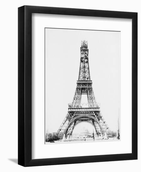 La Tour jusqu'à la plateforme intermédiaire entre le 2e et le 3e étage-Louis-Emile Durandelle-Framed Giclee Print