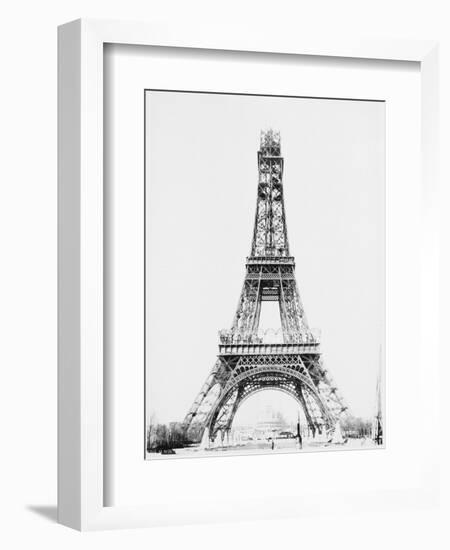 La Tour jusqu'à la plateforme intermédiaire entre le 2e et le 3e étage-Louis-Emile Durandelle-Framed Giclee Print