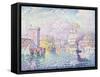 La Tour Rose, Marseille-Paul Signac-Framed Stretched Canvas