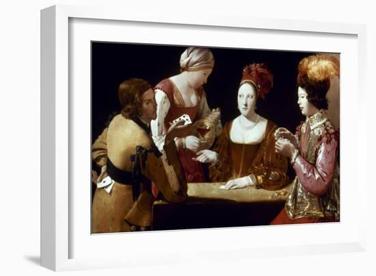 La Tour: The Cheat, C1625-Georges de La Tour-Framed Giclee Print