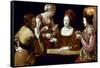 La Tour: The Cheat, C1625-Georges de La Tour-Framed Stretched Canvas