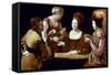 La Tour: The Cheat, C1625-Georges de La Tour-Framed Stretched Canvas