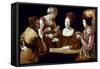 La Tour: The Cheat, C1625-Georges de La Tour-Framed Stretched Canvas