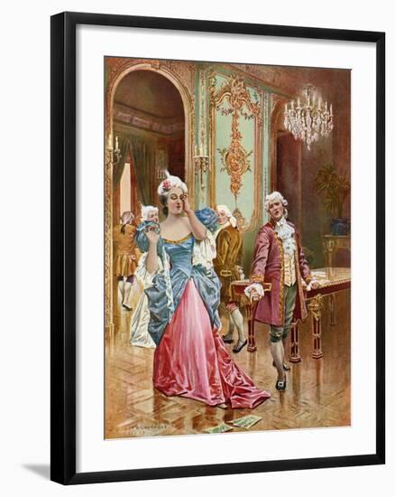 La Traviata, Act II Scene IV-William De Leftwich Dodge-Framed Giclee Print