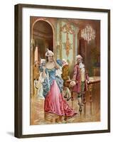 La Traviata, Act II Scene IV-William De Leftwich Dodge-Framed Giclee Print