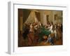La Traviata: Scene at the Gaming Table - Carl D'unker (1828-1866). Oil on Canvas, 1866. Dimension :-Carl-Hendrik d' Unker-Framed Giclee Print