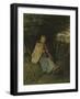 La tricoteuse-Jean-François Millet-Framed Giclee Print