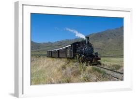 La Trochita, the Old Patagonian Express Between Esquel and El Maiten in Chubut Province, Patagonia-Michael Runkel-Framed Photographic Print