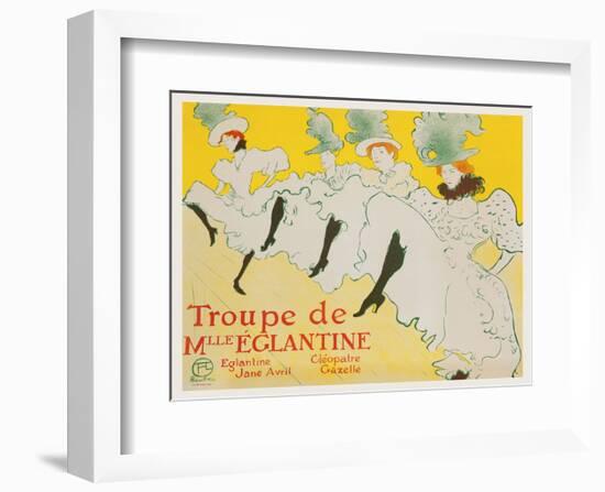 La Troupe de Mademoiselle Églantine, 1896-Henri de Toulouse-Lautrec-Framed Art Print