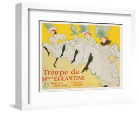 La Troupe de Mademoiselle Églantine, 1896-Henri de Toulouse-Lautrec-Framed Art Print