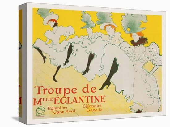 La Troupe de Mademoiselle Églantine, 1896-Henri de Toulouse-Lautrec-Stretched Canvas