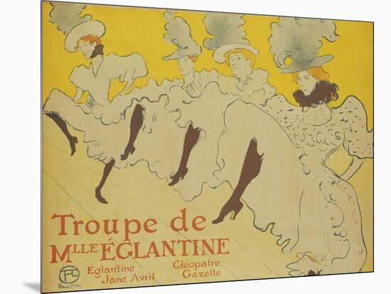 La Troupe de Mademoiselle Eglantine, 1896-Henri de Toulouse-Lautrec-Mounted Giclee Print