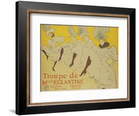 La Troupe de Mademoiselle Eglantine, 1896-Henri de Toulouse-Lautrec-Framed Giclee Print